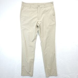 Fresh Clean Threads Pants Men 34x32(34x30) Khaki Chino Performance Golf Preppy